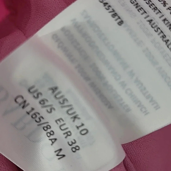 Bardot Louise Tie Top Vint Pink - Picture 10 of 11